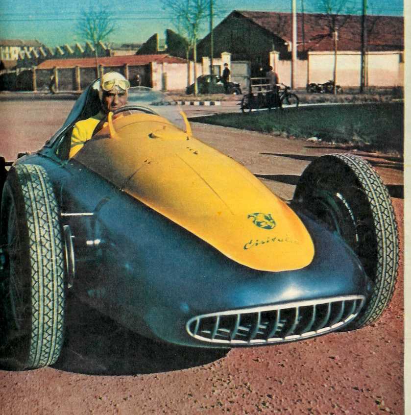 Rare color photo of Tazio Nuvolari in the Type 360 Grand Prix